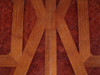 11.5ft Inlaid Dining Table w/ Extension Leaves