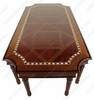 11.5ft French Walnut Inlay Dining or Conference Table