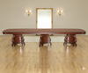 14ft Mahogany Triple Pedestal Executive Office Conference Table