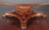 85" Round Inlaid Pedestal Dining or Conference Table