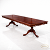 10ft Chippendale Double Pedestal Dining Table