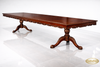 10ft Chippendale Double Pedestal Dining Table