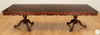 10ft Chippendale Double Pedestal Dining Table