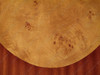 Burl Inlay Double Pedestal Dining Table w/ Leaf Extensions