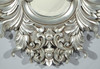 Silver Carved Frame Wall Hanging Romance Mirror