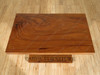 Natural Suar Wood Art Deco Rectangular Coffee Table