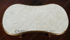 Gold Leaf Marble Top Occasional Coffee Table