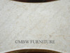 Gold Leaf Marble Top Occasional Coffee Table