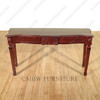 5Ft Wide Solid Mahogany Sheraton Wall Console Table