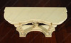 Antiqued Cream Wall Hall Console Table