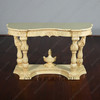 Antiqued Cream Wall Hall Console Table
