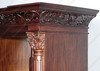 6.5ft Mahogany TV Entertainment Media Cabinet