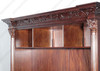 6.5ft Mahogany TV Entertainment Media Cabinet