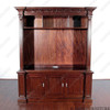 6.5ft Mahogany TV Entertainment Media Cabinet