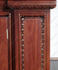 6.5ft Mahogany TV Entertainment Media Cabinet