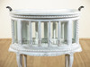 Victorian Distressed White Dumbwaiter