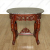 Mahogany Marble Top Centre Table