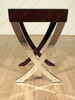 Tea Brown Art Deco Side Table