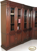 13ft Mahogany Sectional Corner Bookcase