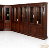 13ft Solid Mahogany Sectional Bookcase Unit