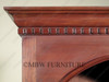 Tall Distressed Arched Open Bookcase