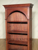 Tall Distressed Arched Open Bookcase