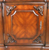 Tall Mahogany Double Open Bookcase