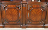 Tall Mahogany Double Open Bookcase
