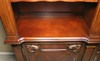 Tall Mahogany Double Open Bookcase