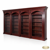 14ft Mahogany Four Door Sectional Bookcase