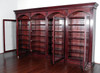 14ft Mahogany Four Door Sectional Bookcase