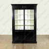 7Ft Espresso Office Bookcase Display Cabinet