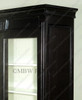 7Ft Espresso Office Bookcase Display Cabinet