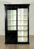 7Ft Espresso Office Bookcase Display Cabinet