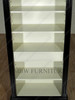 7ft Espresso Open Bookcase Bookshelf