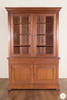 Antiqued/Distressed Light Mahogany 2-Door Bookcase