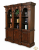 6ft Dark Mahogany Arched Bookcase