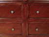 8.5ft Open Double Bookcase w/ Drawers