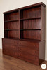 8.5ft Open Double Bookcase w/ Drawers