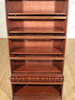 Natural Finish Mahogany Barrister Bookcase