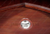 11ft Arched Mahogany Triple Dome Open Bookcase