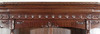 7.5ft Mahogany Open Bookcase w/ Cabinets