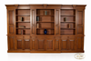 10.5ft Mahogany Open Sectional Bookcase