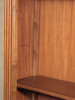Mahogany Triple Arched Bookcase with Drawers