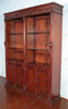 6ft Mahogany Open Bookcase Cabinet