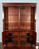 6ft Handcrafted Mahogany Display Cabinet w/ Glass Shelves