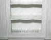 Distressed White Open Shell Bookcase