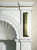 Distressed White Open Shell Bookcase