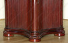 6ft Round Mahogany Pedestal Office Conference Table