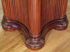 6ft Round Mahogany Conference Room Table